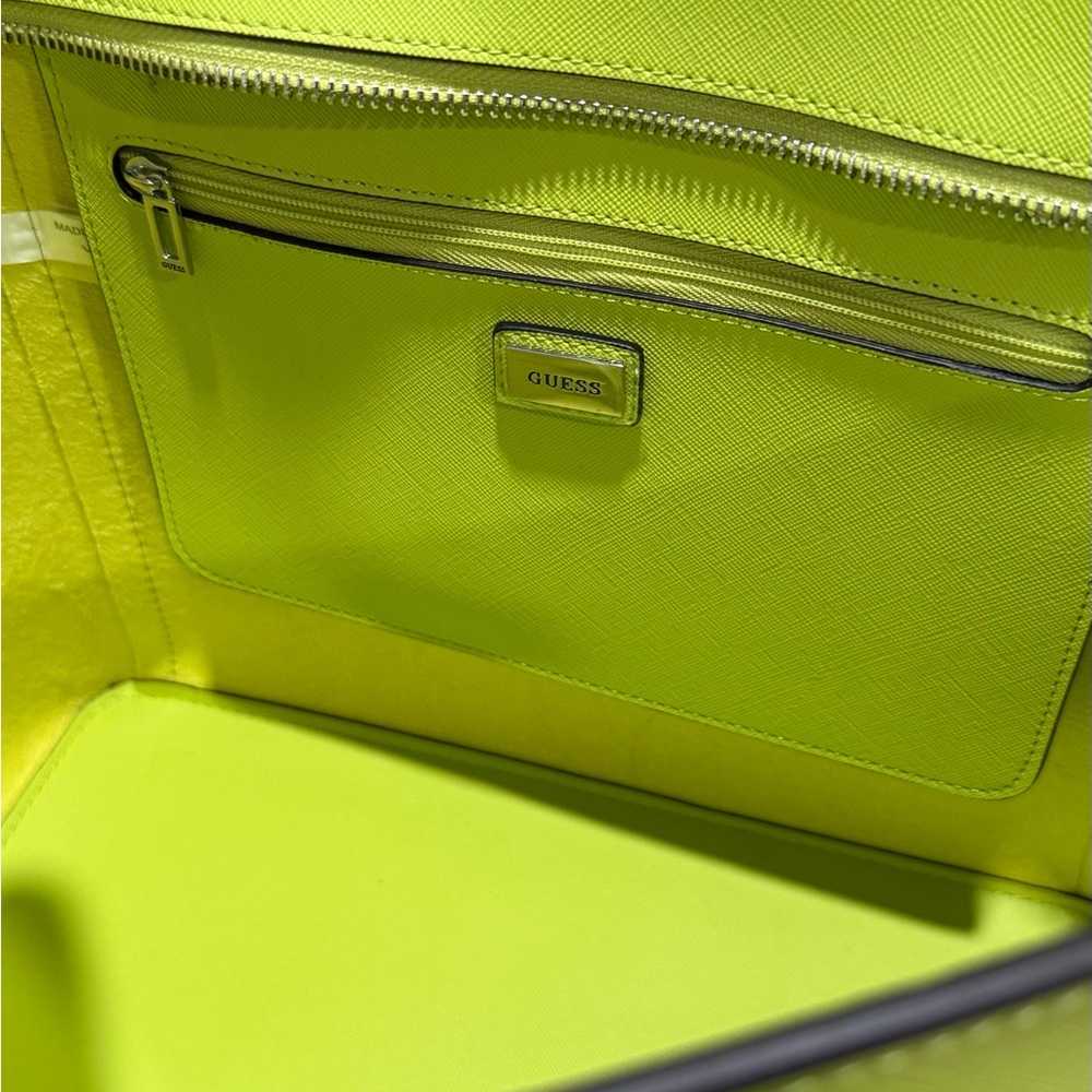 GUESS Neon Yellow Women's Bag - Picture 5 of 7